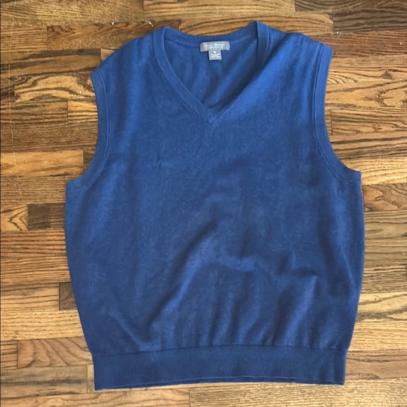 Daniel Cremieux Other - Daniel Cremieux V-Neck Blue Sweater Vest